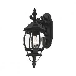 Frontenac 1 Light Textured Black Outdoor Wall Sconce by Livex Lighting -Livex Lighting shop textured black livex lighting outdoor sconces 7706 14 4f 1000
