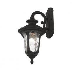 Oxford 1 Light Textured Black Outdoor Wall Sconce by Livex Lighting -Livex Lighting shop textured black livex lighting outdoor sconces 7851 14 1f 1000