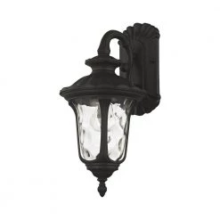 Oxford 1 Light Textured Black Outdoor Wall Sconce by Livex Lighting -Livex Lighting shop textured black livex lighting outdoor sconces 7851 14 c3 1000
