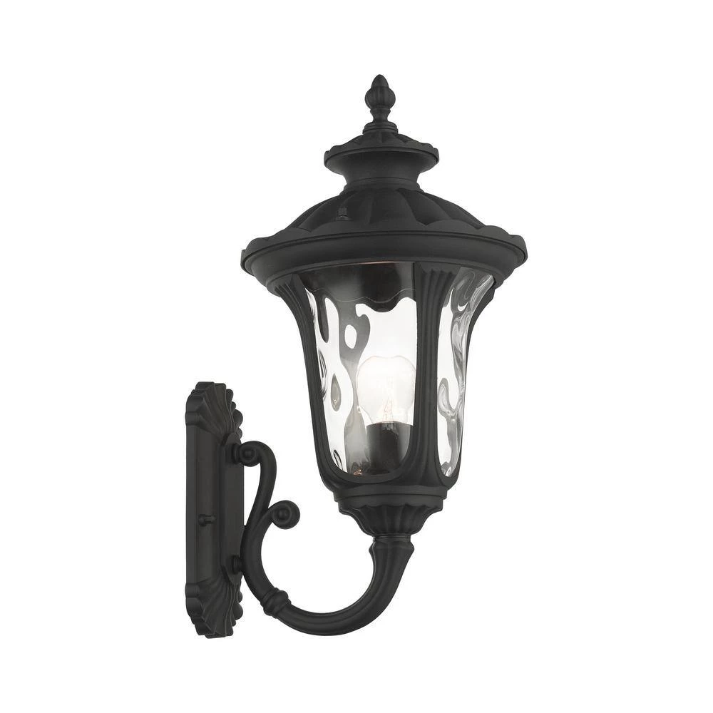 Oxford 1 Light Textured Black Outdoor Wall Sconce by Livex Lighting 7 Oxford 1 Light Textured Black Outdoor Wall Sconce by Livex Lighting - Image 7