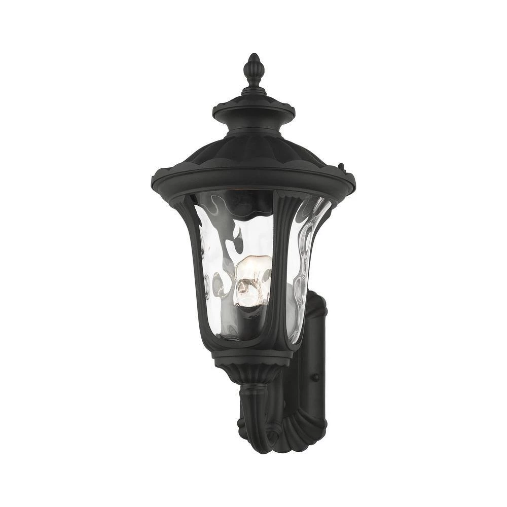 Oxford 1 Light Textured Black Outdoor Wall Sconce by Livex Lighting 5 Oxford 1 Light Textured Black Outdoor Wall Sconce by Livex Lighting - Image 5