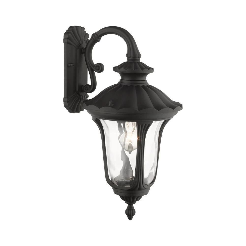 Oxford 1 Light Textured Black Outdoor Wall Sconce by Livex Lighting 7 Oxford 1 Light Textured Black Outdoor Wall Sconce by Livex Lighting - Image 7