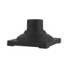 Textured Black Outdoor Pier Mount Adapter by Livex Lighting