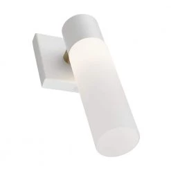 Aero 1 Light Textured White ADA Wall Sconce with Hand Blown Satin Opal White Twist Lock Glass by Livex Lighting -Livex Lighting shop textured white livex lighting vanity lighting 10101 13 76 1000
