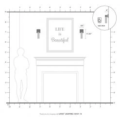 Aero 1 Light Textured White ADA Wall Sconce with Hand Blown Satin Opal White Twist Lock Glass by Livex Lighting -Livex Lighting shop textured white livex lighting vanity lighting 10101 13 77 1000