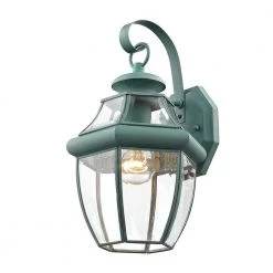 Monterey 1 Light Verdigris Outdoor Wall Sconce by Livex Lighting -Livex Lighting shop verdigris livex lighting outdoor sconces 2151 06 44 1000