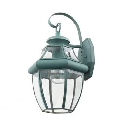 Monterey 1 Light Verdigris Outdoor Wall Sconce by Livex Lighting -Livex Lighting shop verdigris livex lighting outdoor sconces 2151 06 fa 1000