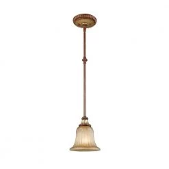 Villa Verona 1 Light Verona Bronze with Aged Gold Leaf Accents Mini Pendant by Livex Lighting -Livex Lighting shop verona bronze with aged gold leaf accents livex lighting pendant lights 8570 63 1f 1000