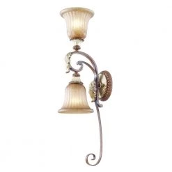 Villa Verona 2 Light Verona Bronze with Aged Gold Leaf Accents Wall Sconce by Livex Lighting 8 Villa Verona 2 Light Verona Bronze with Aged Gold Leaf Accents Wall Sconce by Livex Lighting -Livex Lighting shop verona bronze with aged gold leaf accents livex lighting vanity lighting 8572 63 1f 1000