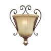 Villa Verona 1 Light Verona Bronze with Aged Gold Leaf Accents Wall Sconce by Livex Lighting