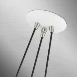 Waldorf 3-Light White Teardrop Cluster Pendant by Livex Lighting -Livex Lighting shop white livex lighting chandeliers 41083 03 76 1000