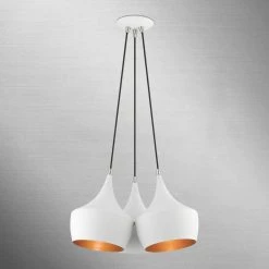 Waldorf 3-Light White Teardrop Cluster Pendant by Livex Lighting -Livex Lighting shop white livex lighting chandeliers 41083 03 c3 1000