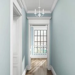 Home Basics 3-Light White Chandelier by Livex Lighting -Livex Lighting shop white livex lighting chandeliers 4153 03 66 1000