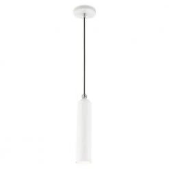 Ardmore 1 Light White Pendant by Livex Lighting -Livex Lighting shop white livex lighting chandeliers 46751 03 1f 1000