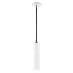 Ardmore 1 Light White Pendant by Livex Lighting