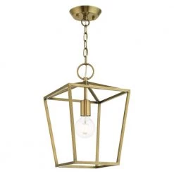 Devone 1 Light White Convertible Pendant by Livex Lighting -Livex Lighting shop white livex lighting chandeliers 49432 03 1f 1000