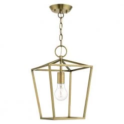 Devone 1 Light White Convertible Pendant by Livex Lighting -Livex Lighting shop white livex lighting chandeliers 49432 03 76 1000