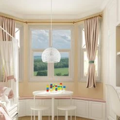 Chantily 3 Light White with Brushed Nickel Accents Pendant by Livex Lighting -Livex Lighting shop white livex lighting chandeliers 49543 03 40 1000