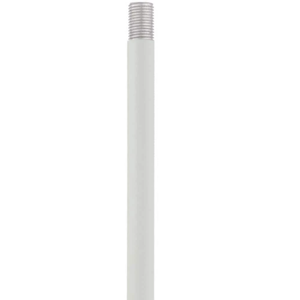 White 12" Length Rod Extension Stem by Livex Lighting 1 White 12" Length Rod Extension Stem by Livex Lighting
